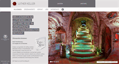 Desktop Screenshot of lutherkeller.de